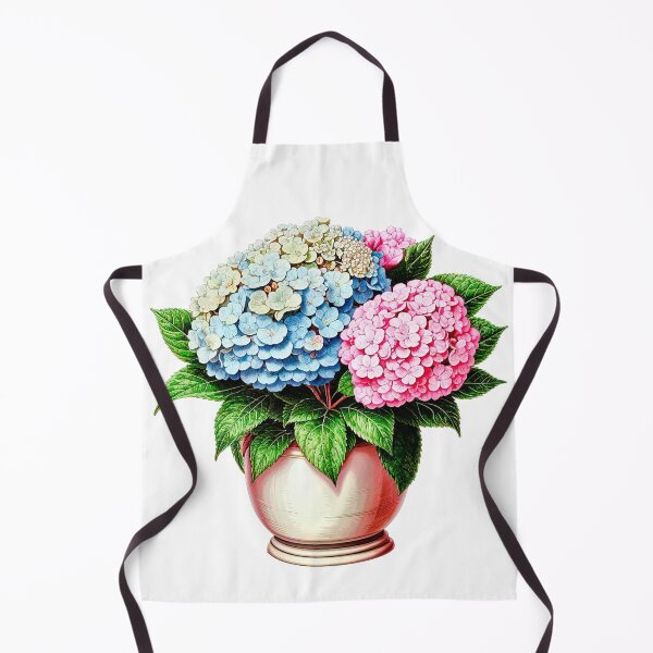 Item preview, Vibrant Hydrangea Bouquet in Ornate Vase designed and sold by LanaGustavsson.