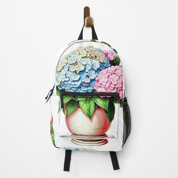 Item preview, Vibrant Hydrangea Bouquet in Ornate Vase designed and sold by LanaGustavsson.