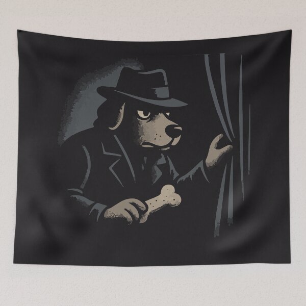 Item preview, Case of the Missing Biscuit - Detective Dog Noir designed and sold by SillyPawsStudio.