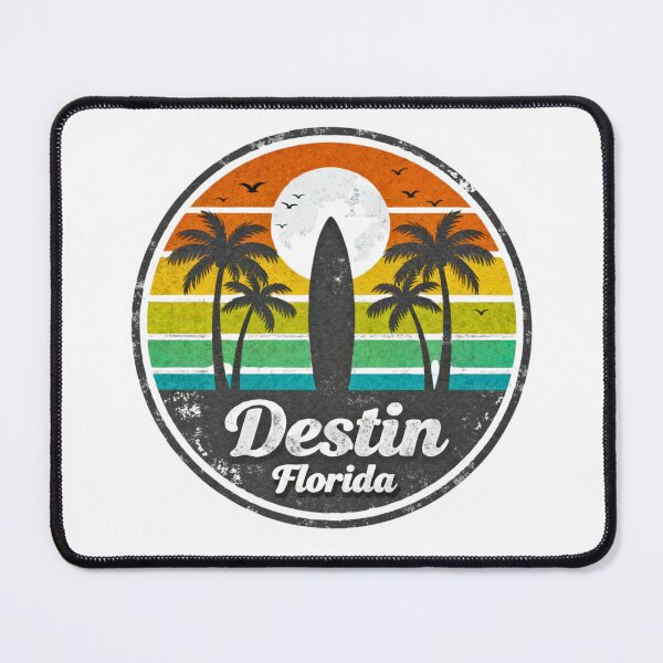 Item preview, Retro Destin Florida Surfing Vibes – 70s Vintage Beach Sunset Gift for Surfers designed and sold by SlocifieShop.