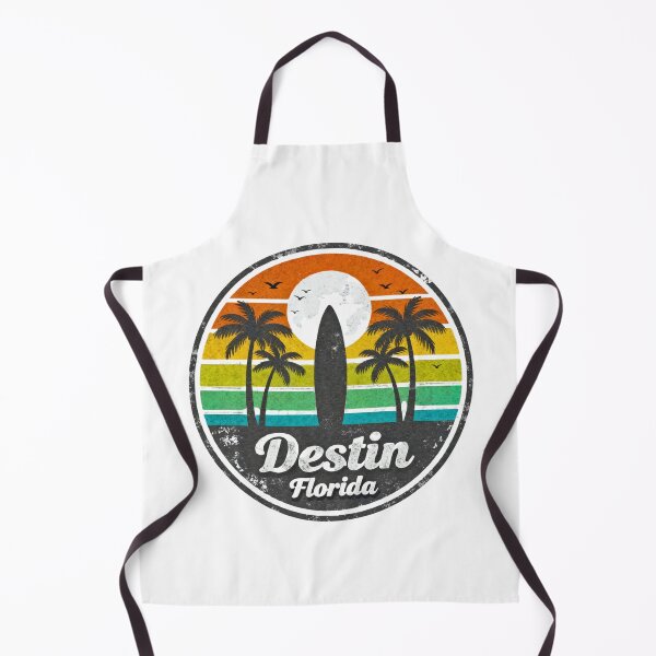 Item preview, Retro Destin Florida Surfing Vibes – 70s Vintage Beach Sunset Gift for Surfers designed and sold by SlocifieShop.