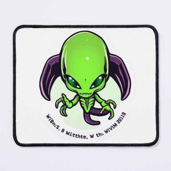 Item preview, Cute Green Alien – Kawaii Space Creature Sticker designed and sold by kunsuriyapaisan Paranee.