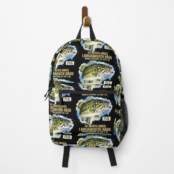 Item preview, Educational Largemouth Bass Overview with Bright Visual Style designed and sold by SplashTastic.