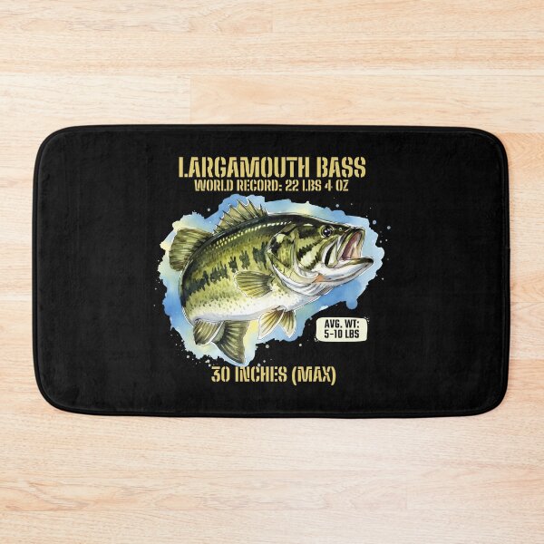 Item preview, Educational Largemouth Bass Overview with Bright Visual Style designed and sold by SplashTastic.