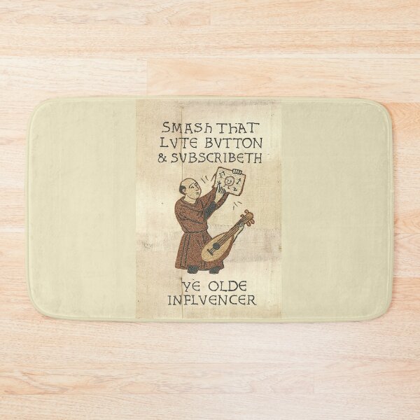 Item preview, Smash That Lute Button & Subscribeth – Ye Olde Influencer designed and sold by Grand Illusions.