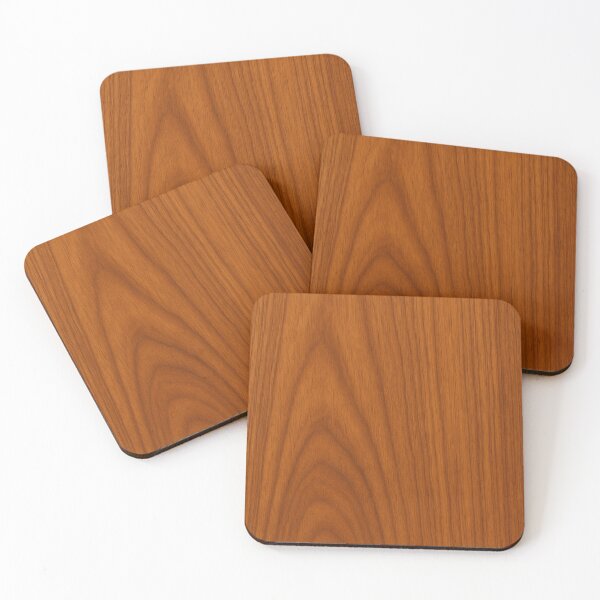 Item preview, Teak Wood Grain Texture, reddish brown tones wooden designed and sold by patterncrow.