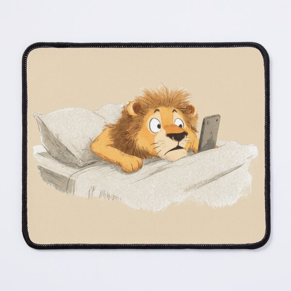 Item preview, Relatable Lion – Just One More Scroll designed and sold by casualnature.