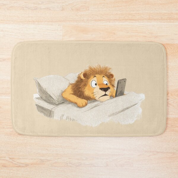Item preview, Relatable Lion – Just One More Scroll designed and sold by casualnature.