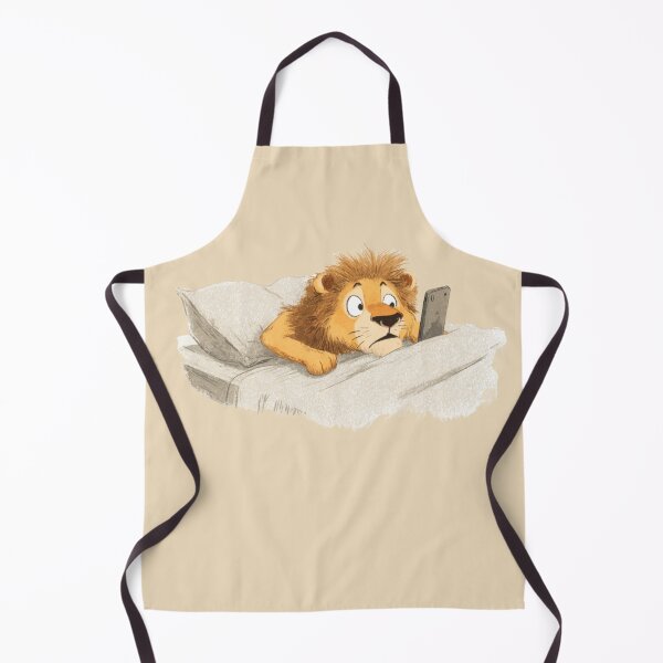 Item preview, Relatable Lion – Just One More Scroll designed and sold by casualnature.