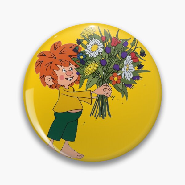 Artikelvorschau, Pumuckl schenkt einen schönen Blumenstrauß entworfen und verkauft von DieViolettHund.