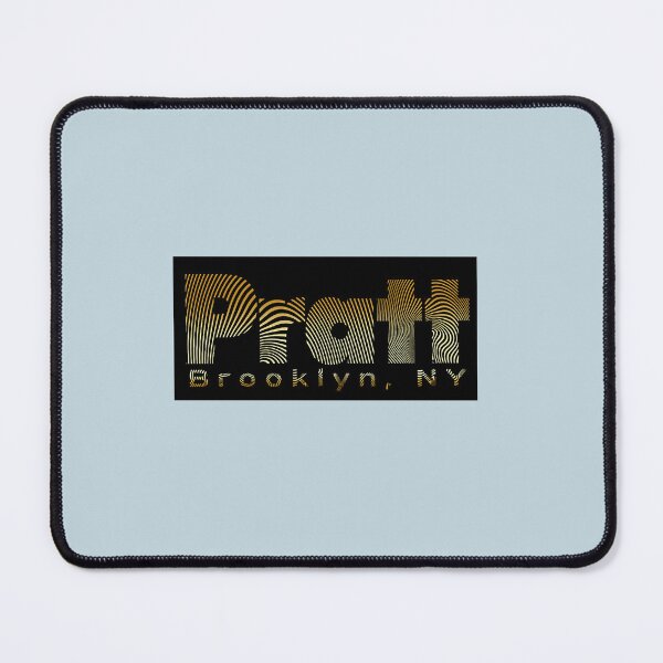 Item preview, Pratt Institute logo, Brooklyn NY (gold on black)) designed and sold by daisyrose6668.