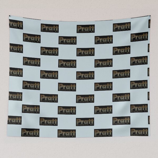 Item preview, Pratt Institute logo, Brooklyn NY (gold on black)) designed and sold by daisyrose6668.