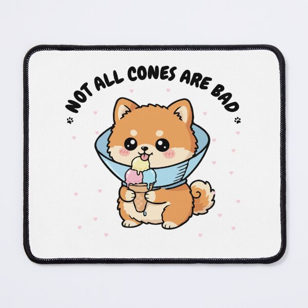 Item preview, Not All Cones Are Bad Pomeranian Dog Cone - Funny Ice Cream designed and sold by The Real Life Symphony.