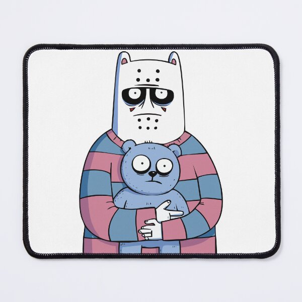 Item preview, Creepy Cute Monster with Teddy | Funny Horror Cartoon designed and sold by idgafstudio.ch.