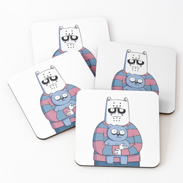 Item preview, Creepy Cute Monster with Teddy | Funny Horror Cartoon designed and sold by idgafstudio.ch.