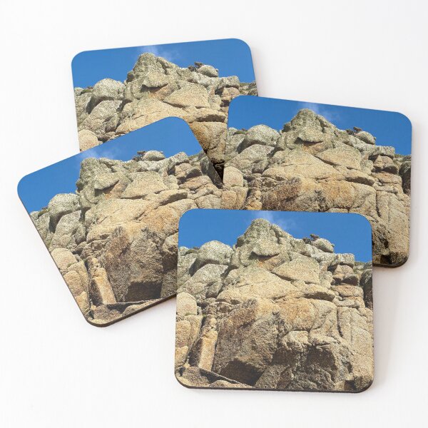 Item preview, Granite Cliffs, Porthcurno, Cornwall, England designed and sold by CharlottePlaceArt.