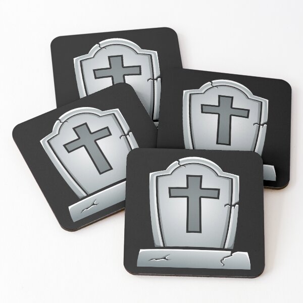 Item preview, Descanse en paz Tombstone Cross: ambiente de terror y espeluznante designed and sold by criptart.