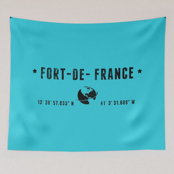 Item preview, Fort-de-France Geographic Coordinates Design designed and sold by capricedefille.