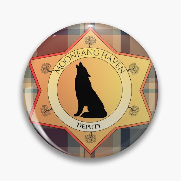Item preview, Moonfang Haven Deputy Badge designed and sold by Hutia Publishing.