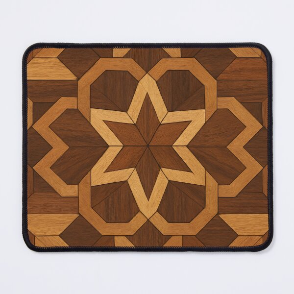 Item preview, Wooden Mosaic Islamic Pattern, Abstract wood texture pattern designed and sold by patterncrow.