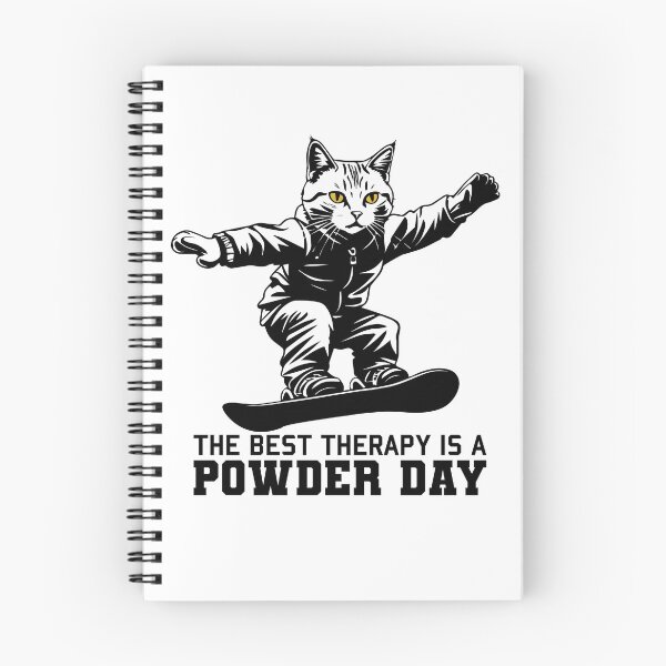 Item preview, The Best Therapy Is Powder Day designed and sold by AdventArt.