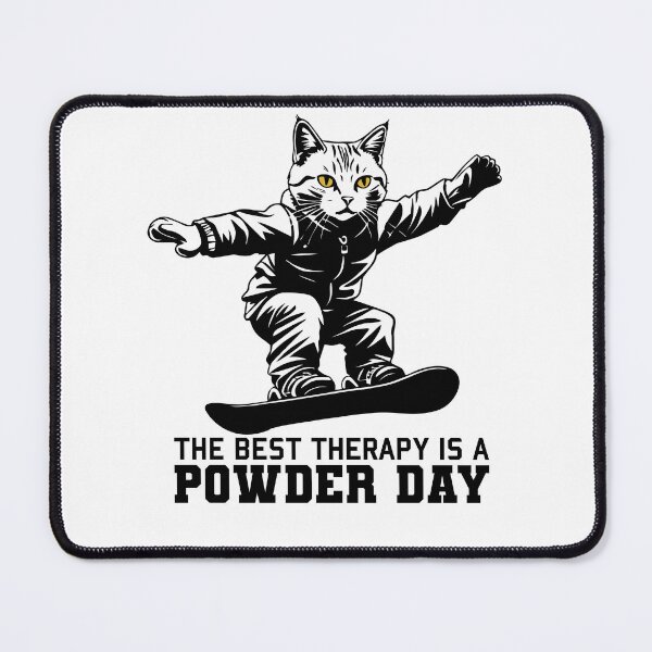 Item preview, The Best Therapy Is Powder Day designed and sold by AdventArt.