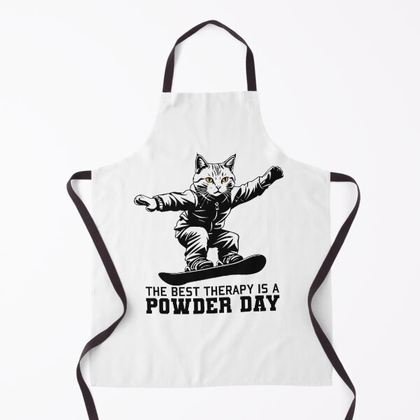 Item preview, The Best Therapy Is Powder Day designed and sold by AdventArt.