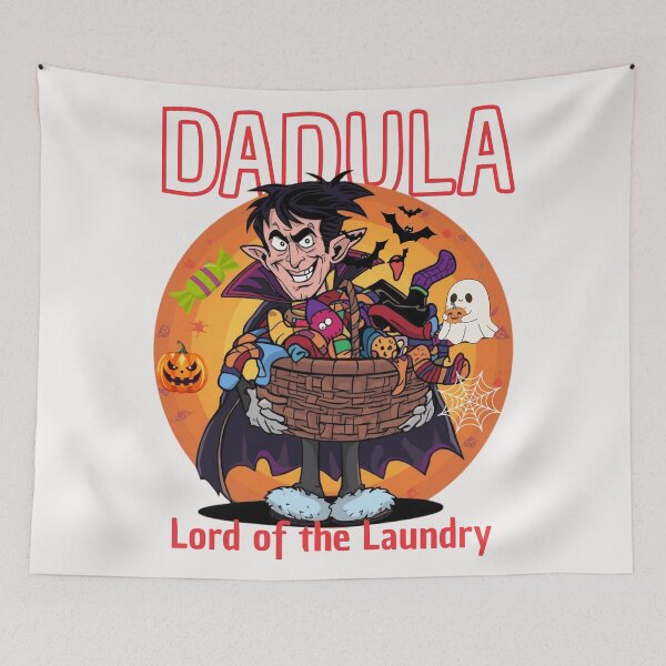 Item preview, Dadula Lord of the Laundry - Funny Vampire Dad Fatherhood Halloween Laundry Humor Design designed and sold by wellie-chic.