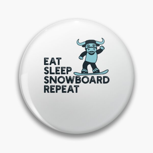 Item preview, Eat Sleep Snowboard Repeat designed and sold by AdventArt.