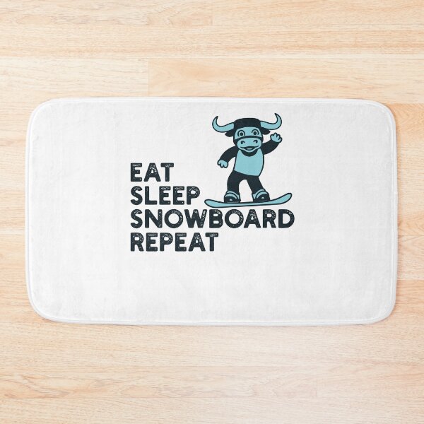 Item preview, Eat Sleep Snowboard Repeat designed and sold by AdventArt.