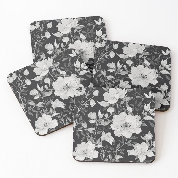 Artikelvorschau, Monochrome Blume entworfen und verkauft von CoolPixels.