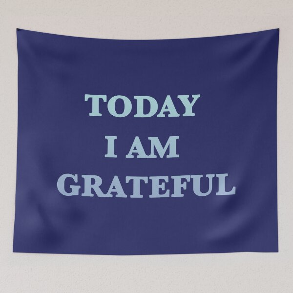 Item preview, Today I Am Grateful Inspirational Quote designed and sold by capricedefille.