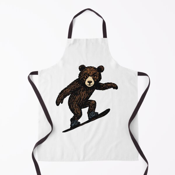 Item preview, Cute Bear Doing Snowboarding designed and sold by AdventArt.