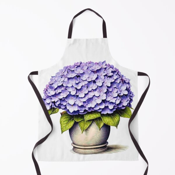 Item preview, Vibrant Hydrangea Bouquet in Ornate Vase designed and sold by LanaGustavsson.