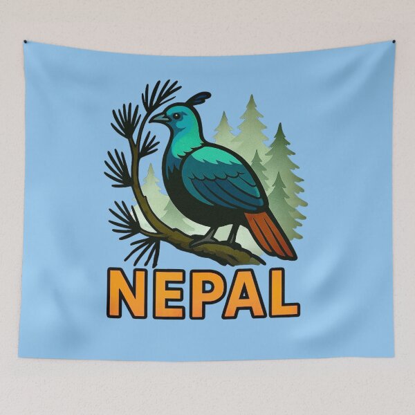Item preview, Nepal -- Himalayan Monal Bird designed and sold by Myra365Art.