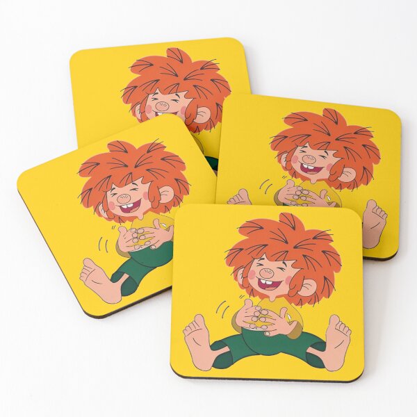 Item preview, Pumuckl sits and dies of laughter designed and sold by DieViolettHund.