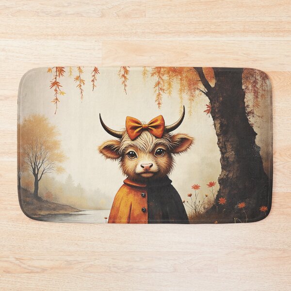 Item preview, Cute Scottish Highland Heifer, Halloween Design designed and sold by Huskyyy Designs.