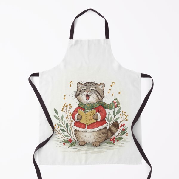 Item preview, Christmas Caroling Pallas’s Cat designed and sold by Pasteltone.