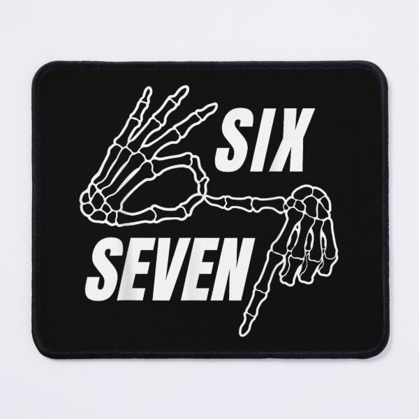 Item preview, Six Seven Skeleton Hand Sign Cool Spooky Halloween Bones Aesthetic Design designed and sold by HarinDonreka.