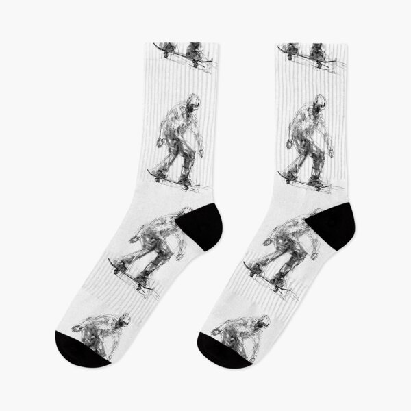 Item preview, Abstract Skater Sketch designed and sold by SleekLineSketches.