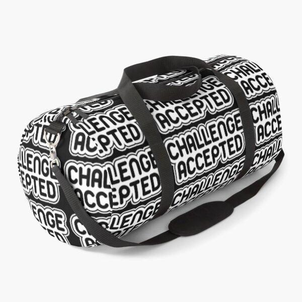 Item preview, Challenge Accepted Bold Text Design designed and sold by hangmeart.