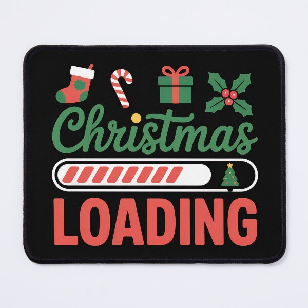 Item preview, Christmas Loading Funny Holiday Countdown Festive Design designed and sold by Anastasiia Lang.