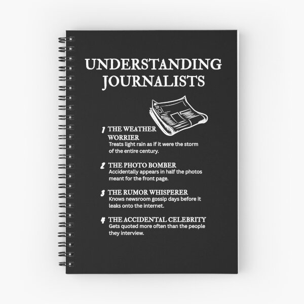 Item preview, Understanding News People – Relatable Media Comedy – Black designed and sold by PsyFlow35.