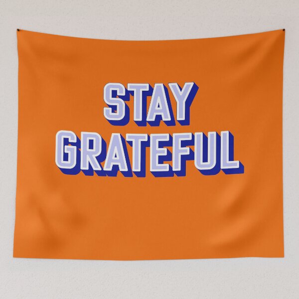 Item preview, Stay Grateful Retro Typography designed and sold by capricedefille.