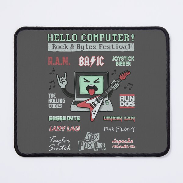 Item preview, Hello Computer - Rock & Bytes Festival designed and sold by StudioNMdesign.