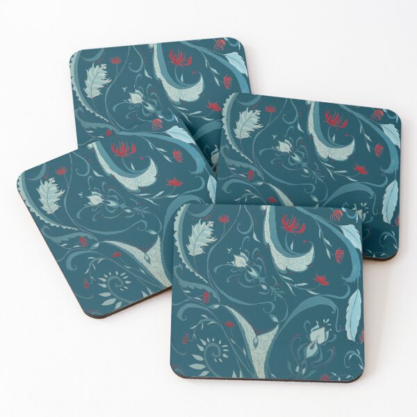 Item preview, Paisley with Red Flowers designed and sold by AnjaliAnanda.