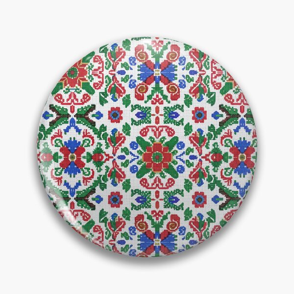 Item preview, Vibrant Moldavian Folk Pattern | Intricate Romanian Ethnic Embroidery Design designed and sold by Maximilianos.