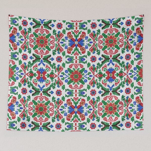 Item preview, Vibrant Moldavian Folk Pattern | Intricate Romanian Ethnic Embroidery Design designed and sold by Maximilianos.