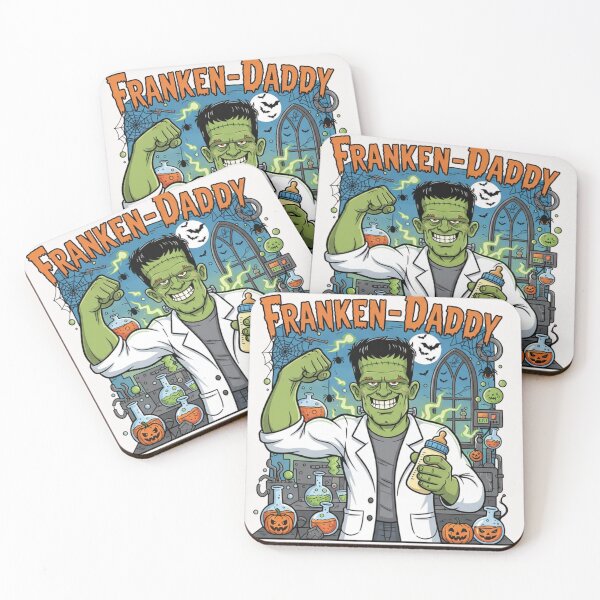 Item preview, Franken-Daddy Funny Halloween Frankenstein Dad design Spooky New Father Gift designed and sold by wellie-chic.