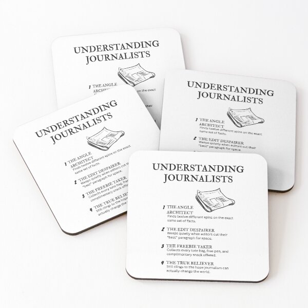 Item preview, Real Journalist Life – Relatable & Funny Press Humor designed and sold by PsyFlow35.